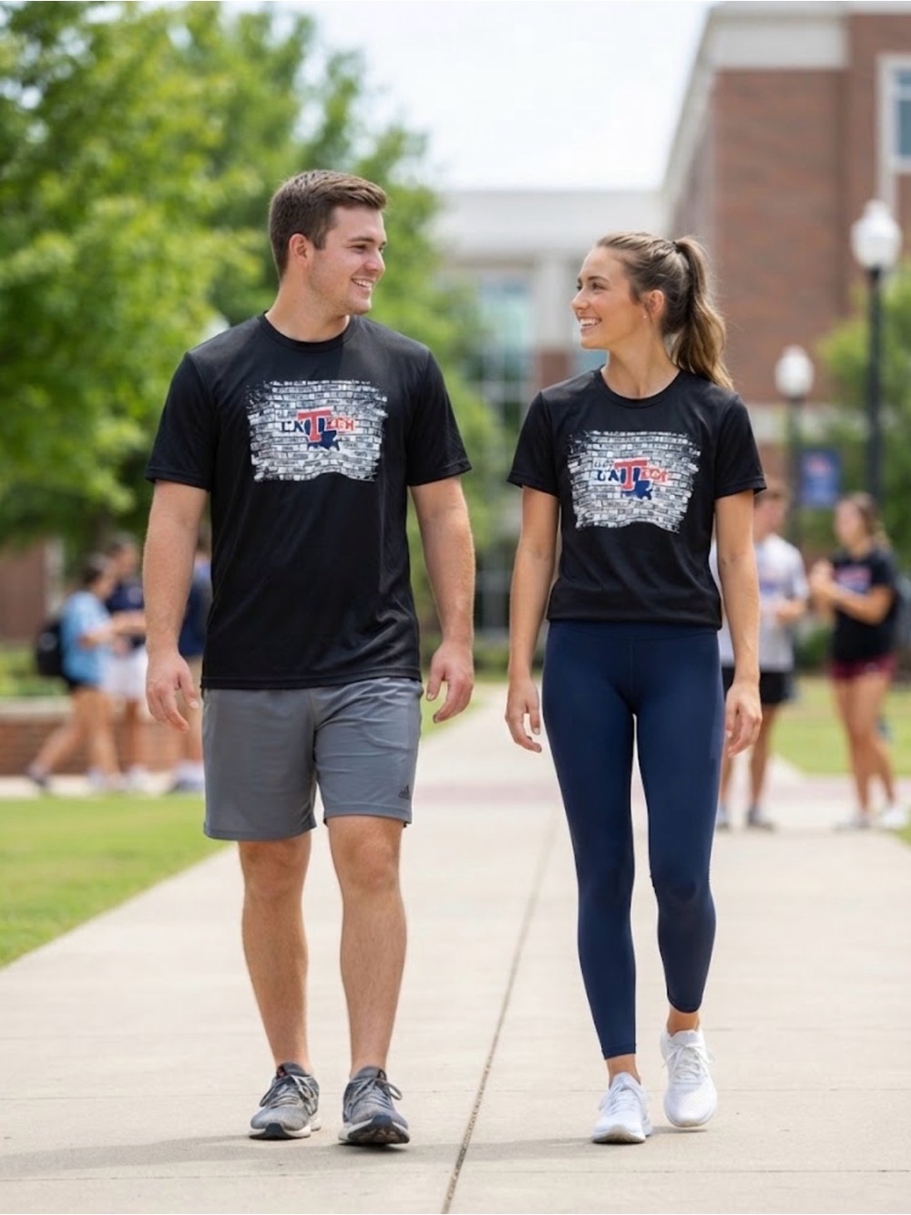 New! Adidas Louisiana Tech Unisex Men’s Women’s Dri Fit T Shirt La Performance
